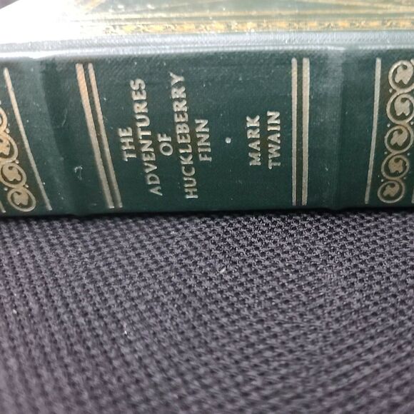The Adventures of Huckleberry Finn by Mark Twain - Franklin Library Leather 1979 - Picture 1 of 10